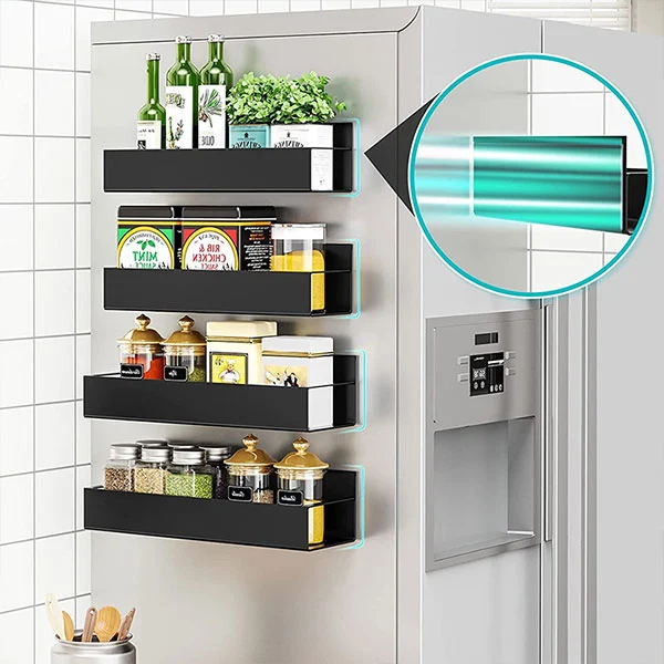 Refrigerator Magnetic Spice Rack